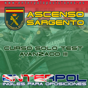 Curso SOLO TEST AVANZADO III para la incorporación a la escala de Suboficiales de la Guardia Civil