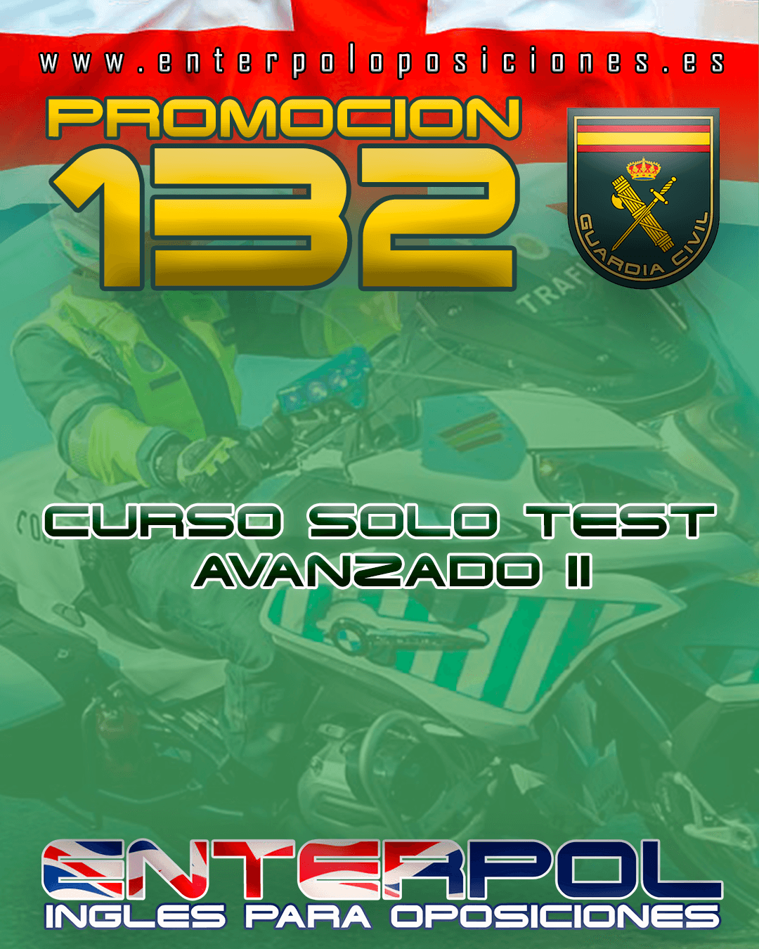 Curso SOLO TEST AVANZADO II para la incorporación a la escala de Cabos y Guardias de la Guardia Civil