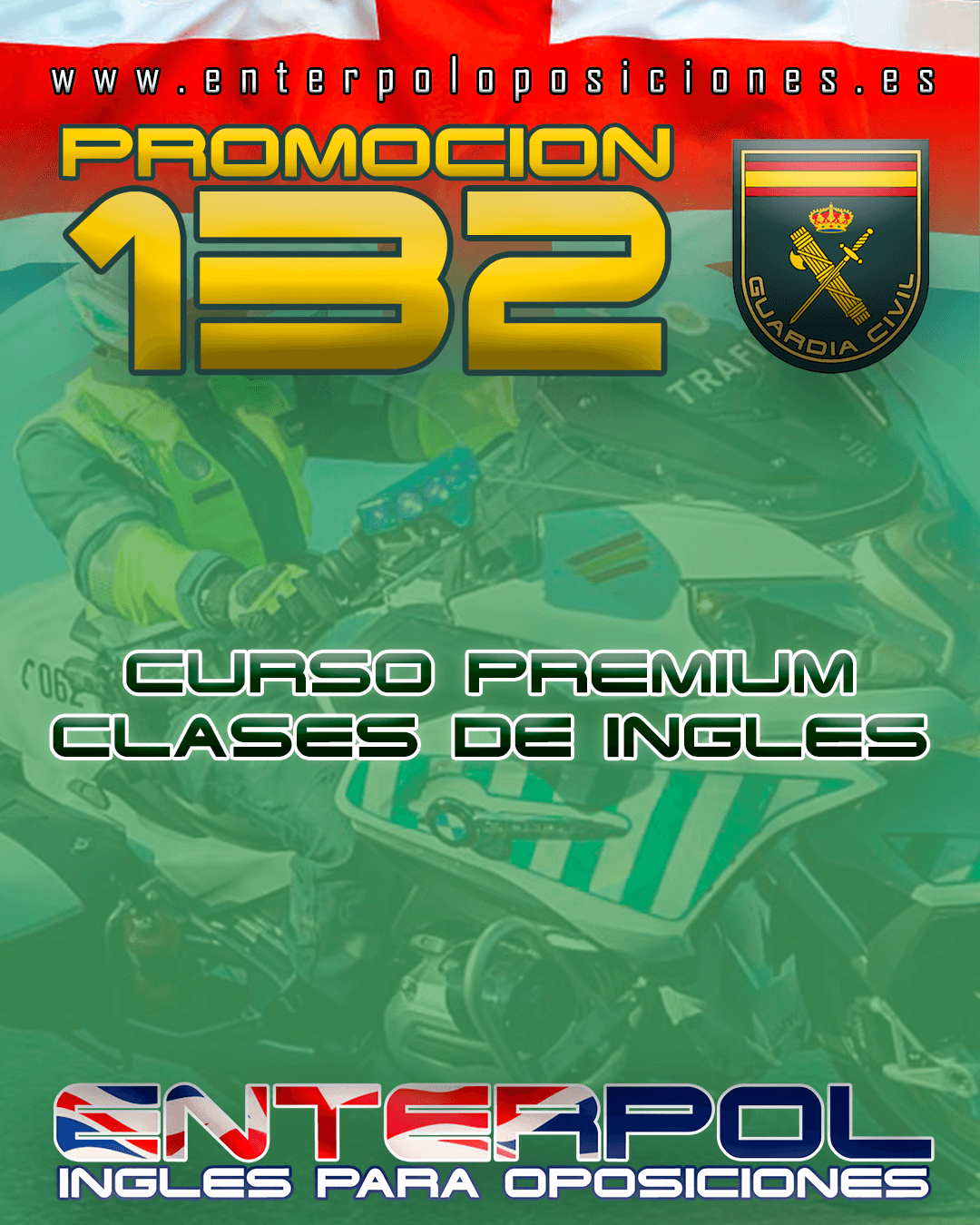 Curso PREMIUM de Inglés para la incorporación a la escala de cabos y guardias de la Guardia Civil